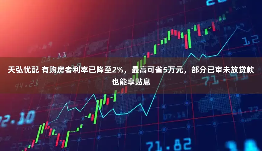 天弘忧配 有购房者利率已降至2%，最高可省5万元，部分已审未放贷款也能享贴息